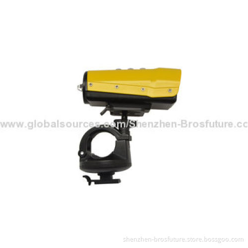 HD 720-pixel Action Camera with Flashlight, 120°, Viewing Angle, Built-in Laser Light